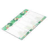 Bloc-note Programme de planification hebdomadaire tropical (Incliné)