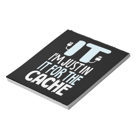 Bloc-note Programmeur juste dans l'informatique pour le cach (Tourné)