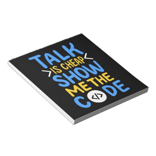 Bloc-note Programmeur Me Montre Le Code (Incliné)