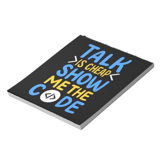 Bloc-note Programmeur Me Montre Le Code (Tourné)