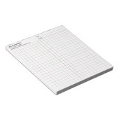 Bloc-note Projet de bâtiment commercial Date Grille 4x4 Grap (Incliné)