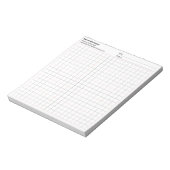 Bloc-note Projet de bâtiment commercial Date Grille 4x4 Grap (Tourné)