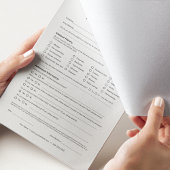 Bloc-note Prolongation de l'éryélash Formulaires de consulta