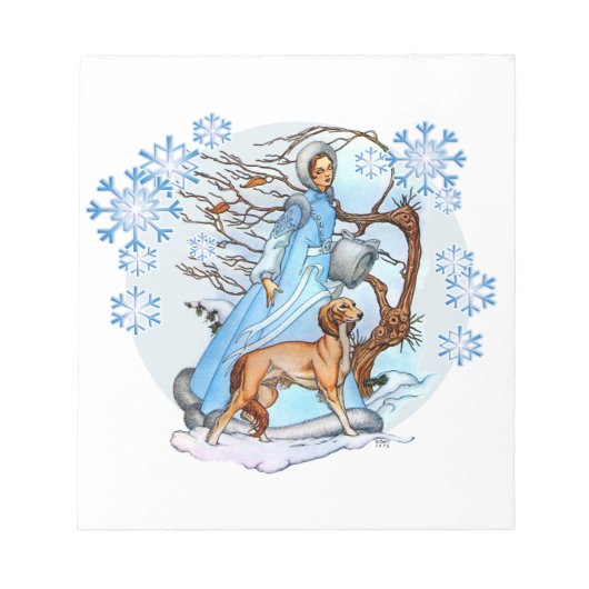 Bloc-note Promenade d'hiver (Devant)