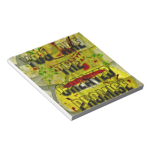 Bloc-note Promesse d'or : Le script doré du destin (Incliné)