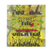 Bloc-note Promesse d'or : Le script doré du destin (Devant)