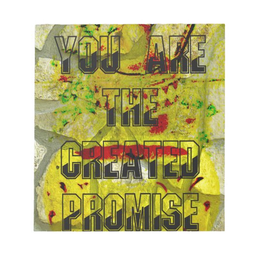 Bloc-note Promesse d'or : Le script doré du destin (Devant)