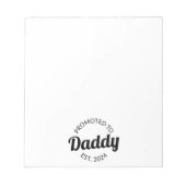 Bloc-note Promu À Daddy Est. 2024 I (Devant)