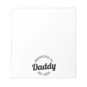 Bloc-note Promu À Daddy Est. 2025 I (Devant)