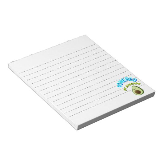 Bloc-note Propulsé Par Avocado Lined (Incliné)