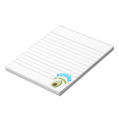 Bloc-note Propulsé Par Avocado Lined (Tourné)