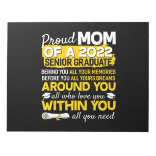 Bloc-note Proud Mama Of A 2022 Senior Graduate Senior 22