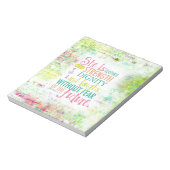 Bloc-note Proverbes artistiques 31:25 (Tourné)