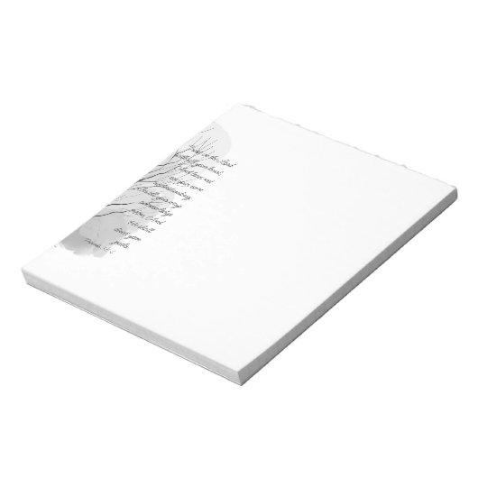 Bloc-note Proverbs 3:5-6 Trust in the Lord (Tourné)