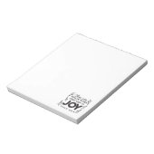 Bloc-note Psaume 126:5 Typographie des Écritures – Moissonne (Tourné)