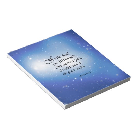 Bloc-note Psaume 91:11 (Incliné)