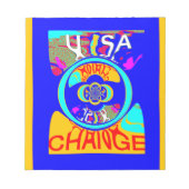 Bloc-note Psychedelic Groove : Pop Art Énergie Abstraite (Devant)