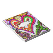 Bloc-note Psychédélic Rainbow Heart (Incliné)