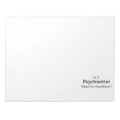 Bloc-note Psychiatre (Devant)