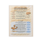 Bloc-note Psychoedukation Infoblatt Prokrastination (Tourné)