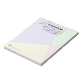 Bloc-note Psychologue De L'École Noter Pad Avec Bannière Enf (Tourné)