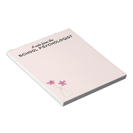 Bloc-note Psychologue Scolaire Note Pad (Petit) (Incliné)