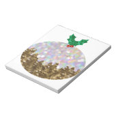Bloc-note puddings de Noël (Tourné)