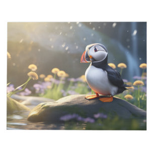Bloc-note Puffin Oiseau sauvage Animal paisible