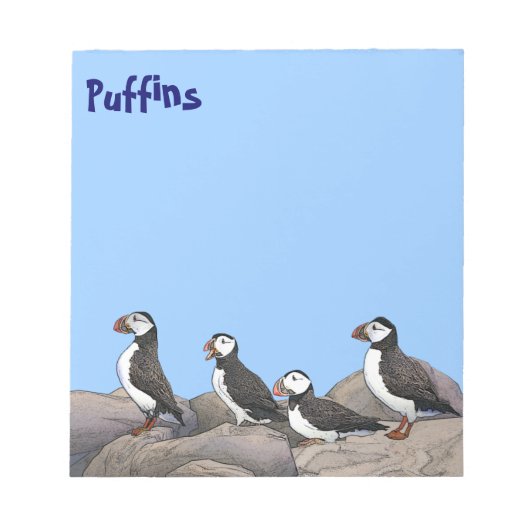 Bloc-note Puffins de l'Atlantique (Devant)