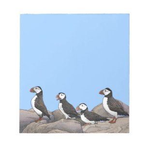 Bloc-note Puffins de l'Atlantique