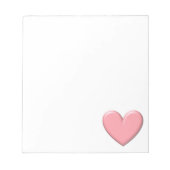 Bloc-note Puffy Heart (Devant)