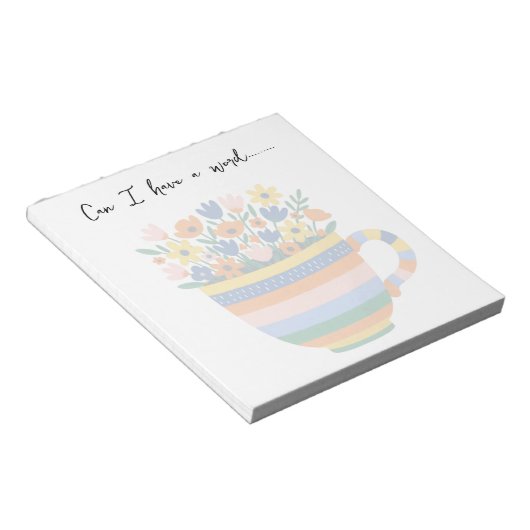 Bloc-note Puis-je dire un mot..... (Incliné)