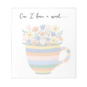 Bloc-note Puis-je dire un mot..... (Devant)