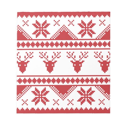 Bloc-note pull de noël (Devant)