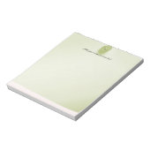 Bloc-note Punaise verte personnalisable (Tourné)