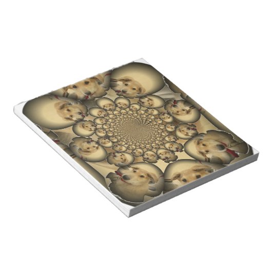 Bloc-note Puppy Kaleidoscope Art Print (Incliné)