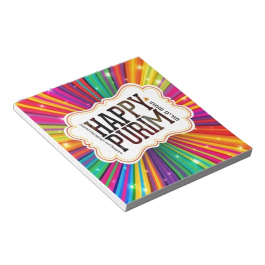 Bloc-note purin heureux (Incliné)