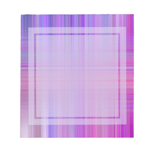 Bloc-note Purple Bokeh Plaid (Devant)