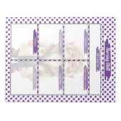 Bloc-note Purple Dr Gnome Modèle des compétences des étudian (Devant)