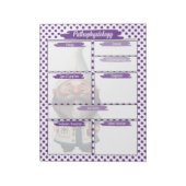 Bloc-note Purple Dr Gnome Nursing - Pathophysiologie Temp (Tourné)