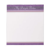 Bloc-note Purple Lavender Mauve (Devant)