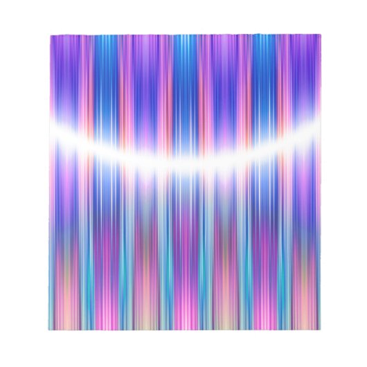 Bloc-note Purple stripes (Devant)