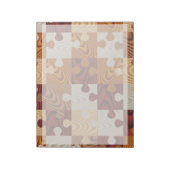 Bloc-note Puzzle en bois (Tourné)