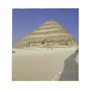Bloc-note pyramide à degrés de Saqqarah, l'une des premières