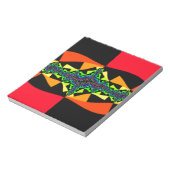 Bloc-note Quasar de damier (Tourné)