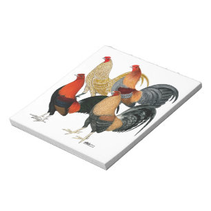 Bloc-note Quatre gamecocks