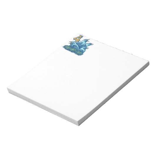 Bloc-note Quatre Oiseaux de colles (Tourné)