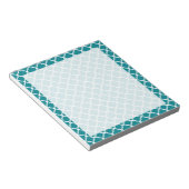 Bloc-note Quatrefoil Turquoise foncé (Incliné)