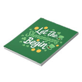 Bloc-note Que les bêtises commencent Drôle de St Patrick (Tourné)