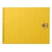 Bloc-note Queen Bee avec Couronne Personnaliser (Devant)